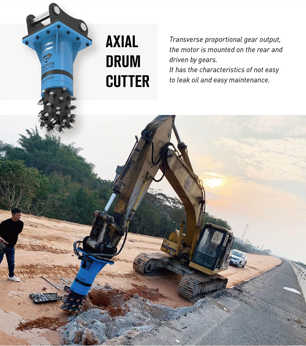 Best Price Hydraulic Drum Cutter Transverse Drum Cutter for Excavator