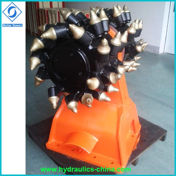 Excavator Parts Hydraulic Rotary Horizontal Drum Cutter Hdc18 Hdce18